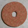 Anillos de corcho de Burl ligero Premium rojo 1/4"