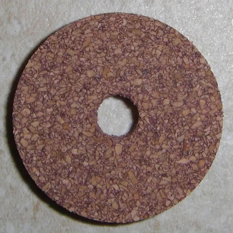 Czerwonawo-brązowy Premium korek Burl pierścienie 1/4"