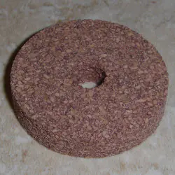 Rødlig brun Premium Burl Cork ringe 1/4"