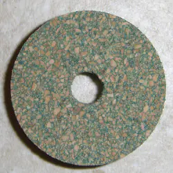 Green Premium Burl Cork Rings 1/4 ”