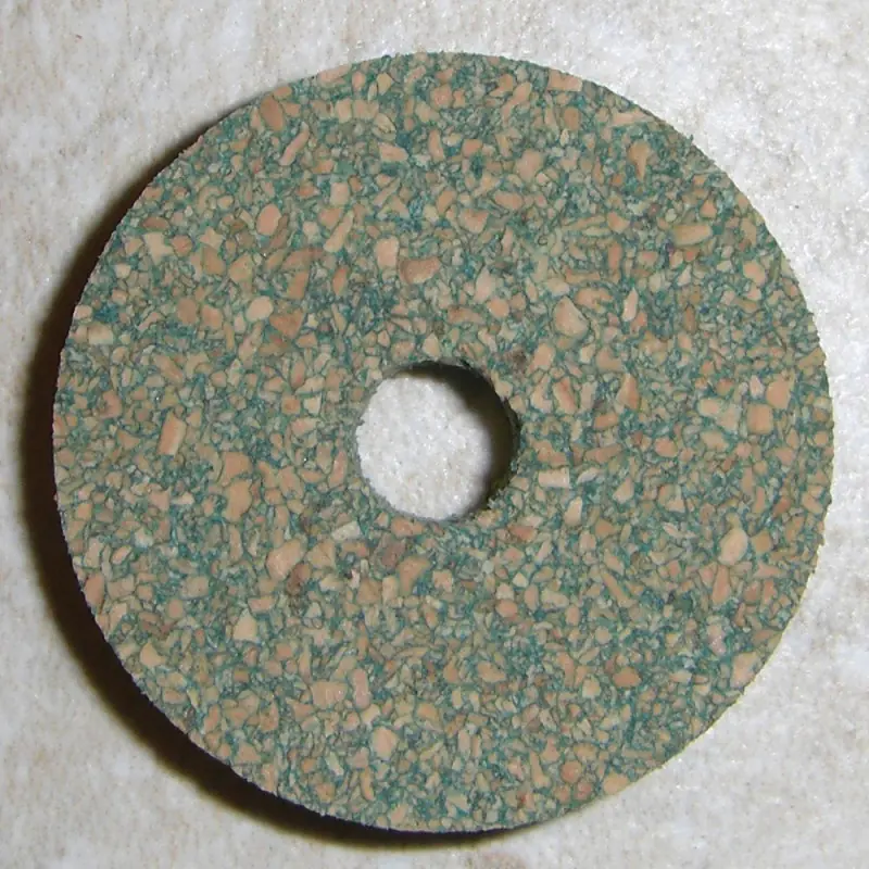 Anéis de cortiça de Burl Premium verde 1/4" Anéis de cortiça de Burl Premium verde 1/4"