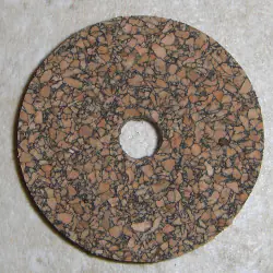 Premium czarny korek Burl pierścienie 1/8"