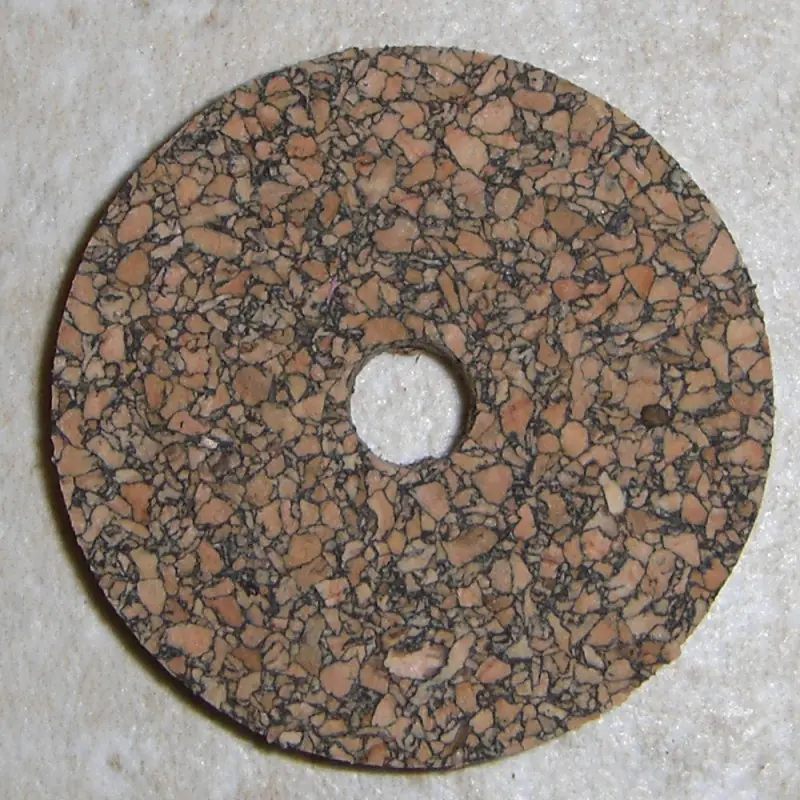 Anillos de corcho de primera calidad negra Burl 1/8"