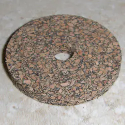 Preto Premium Burl cortiça anéis 1/8"