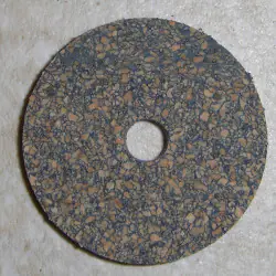 Blå Premium Burl Cork ringe 1/8"