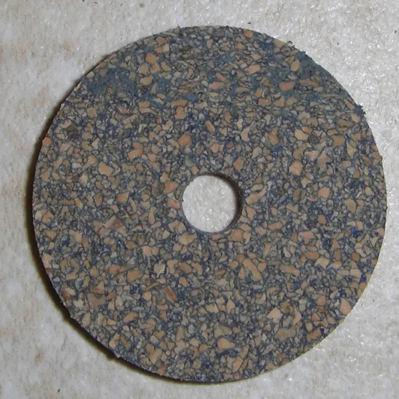 Anneaux de Cork Burl Premium bleu 1/8"