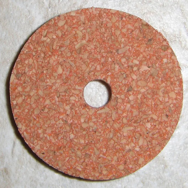 Anillos de corcho de Burl ligero Premium rojo 1/8"