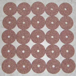 Reddish Brown Premium Burl Cork Rings 1/8"