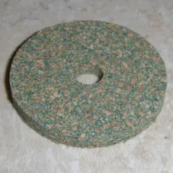 Prime verte Burl Cork bagues 1/8"