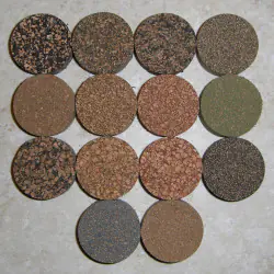 Gummibelagt kork ringe 1/2" uden Center hul