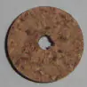 Natuurlijke Burl Cork ringen 1/2" met 1/4" Center gat