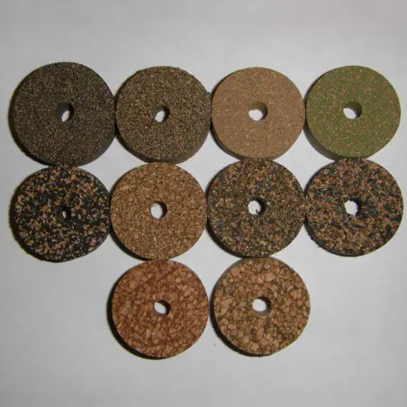 Rubberized Cork Rings 1/2" 1/4" keskireiän