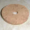 Естественный Берл Корк кольца 1/8" с центральным отверстием 1/4"