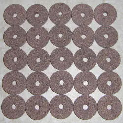 Lila Premium Burl Cork Ringe 1/4"