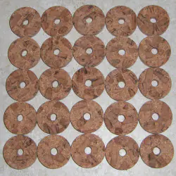 Tiger taimen Premium Burl Cork Rings 1/4"