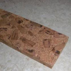Tiras de corcho de Burl Premium 0,25 "x 2" x 12 "