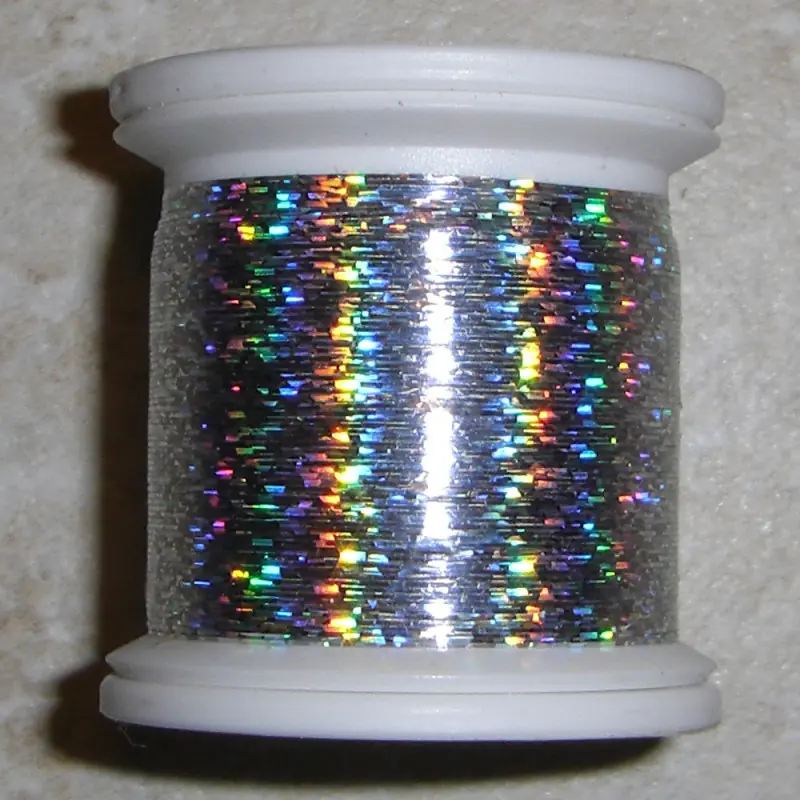 Zilveren FishHawk Caleidoscoop Thread (100 yard spoelen)