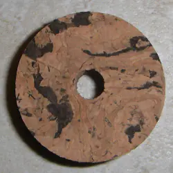 Natural Vertical Natural Wave Cork Rings 1/2"