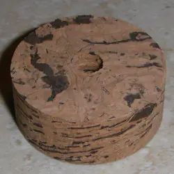 Natürliche vertikale natürliche Welle Cork Ringe 1/2"