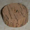Queimado Horizontal onda Natural Cork anéis 1/2"