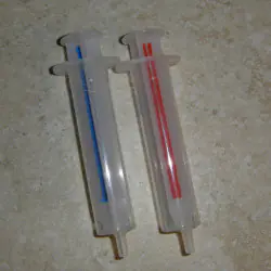 12 mL màu mã hoá ống tiêm để đo lường kết thúc