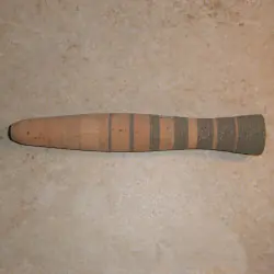 Blue Reverse Half Wells Premium Burl Stripe Grip