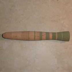 Grön omvänd Half Wells Premium Burl Stripe grepp