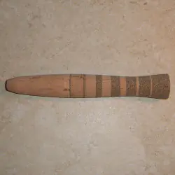 Negro invertir medio pozos Premium Burl banda Grip