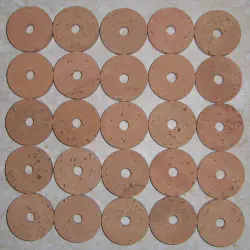 Ekstra kvalitet kork ringe 1/4"