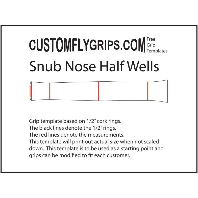 Stompe neus halve Wells gratis Grip sjabloon