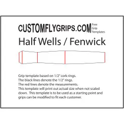 Halbe Wells / Fenwick kostenlose Grip Vorlage