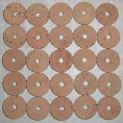 Anillos de corcho de grado AAA 1/4"