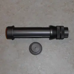 Gunmetal aluminium flyga rullfäste