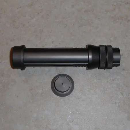 Black Anodized Carbon Fiber Skeleton Reel Seat