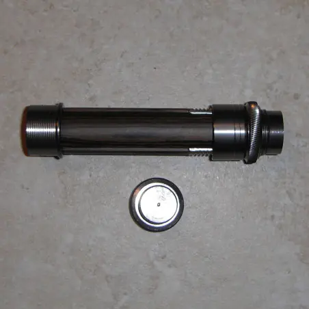 Black Anodized Carbon Fiber Skeleton Reel Seat